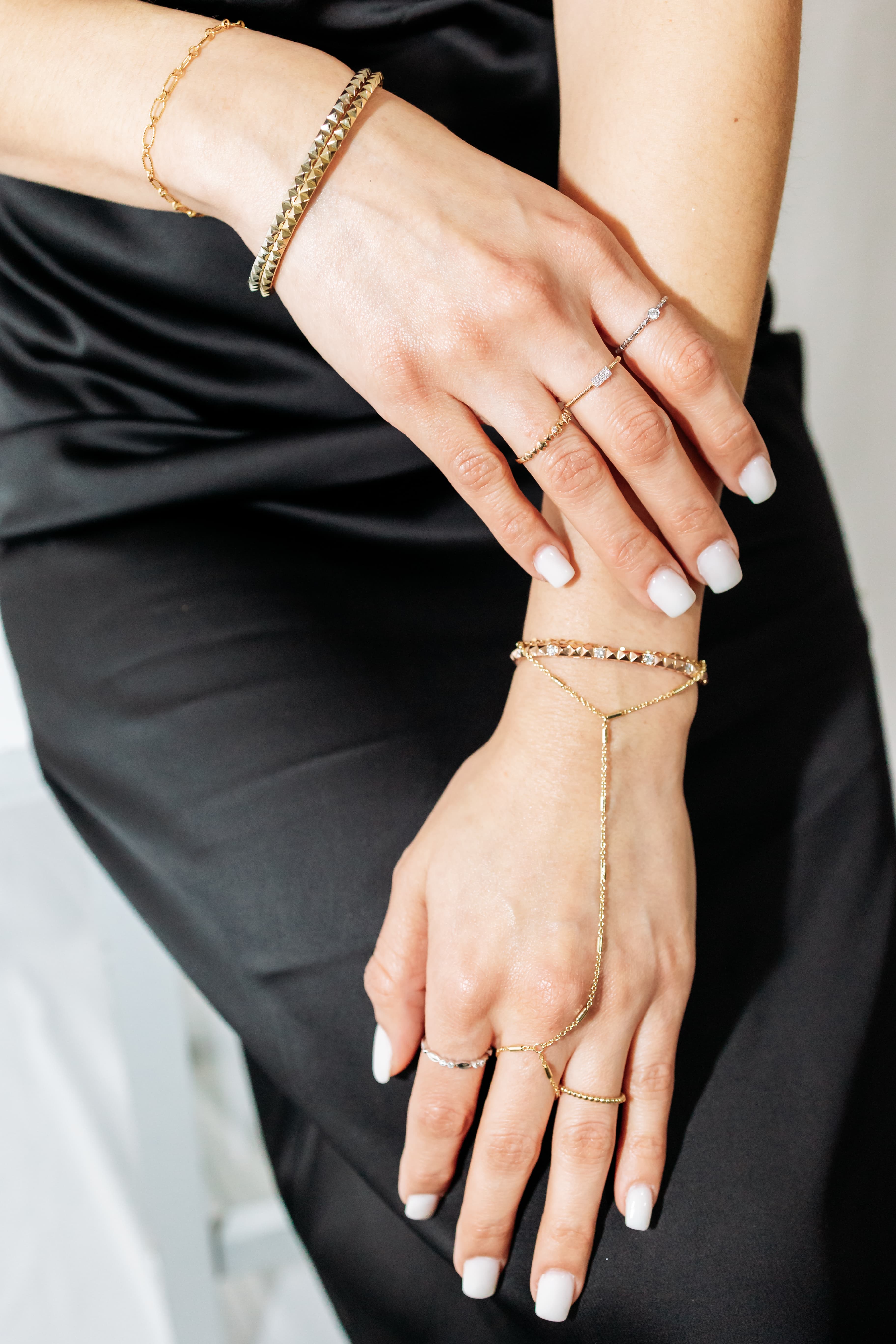 14k Yellow Gold Lab Diamond Tennis Bracelet